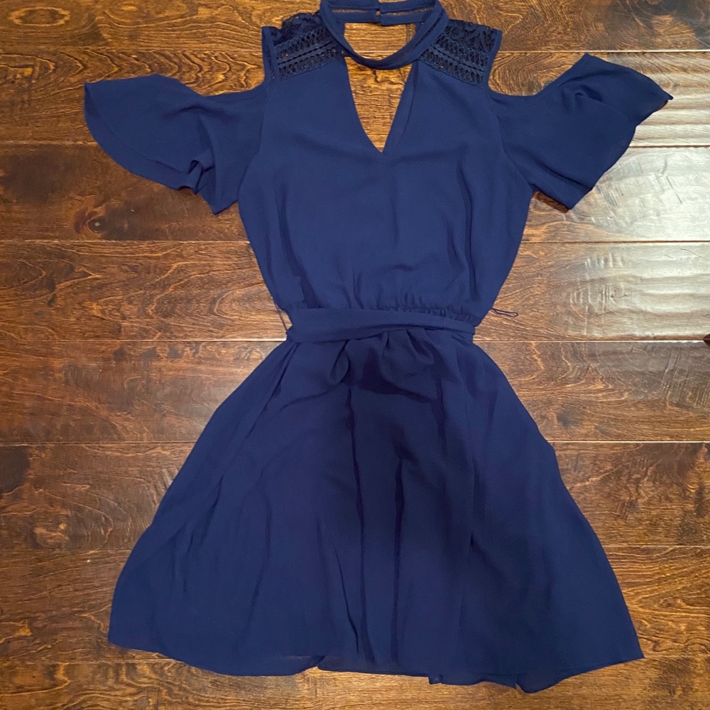 Navy blue dress
